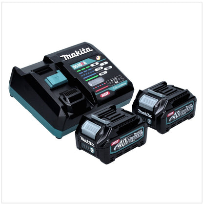 Makita RS 001 GD2 Akku Handkreissäge 40 V max. 185 mm Brushless + 2x Akku 2,5 Ah + Ladegerät