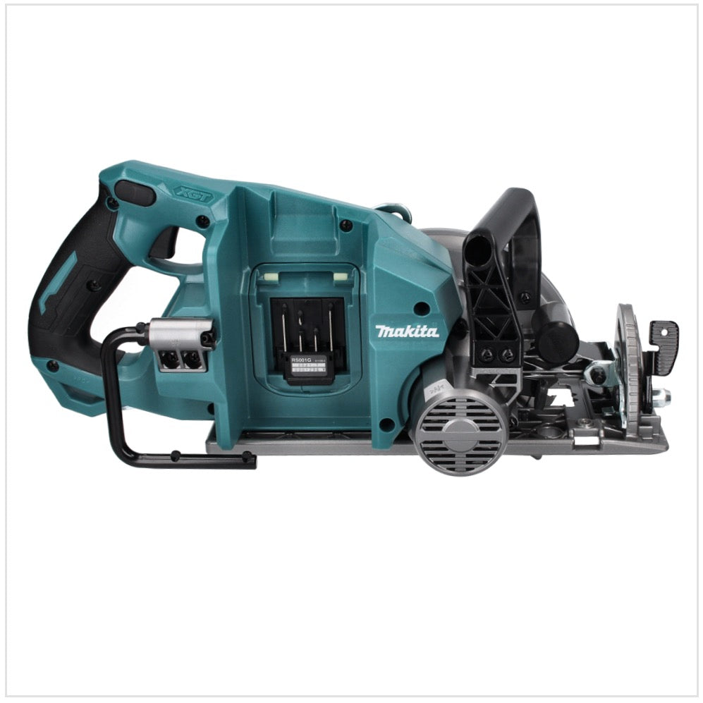 Makita RS 001 GD2 Akku Handkreissäge 40 V max. 185 mm Brushless + 2x Akku 2,5 Ah + Ladegerät