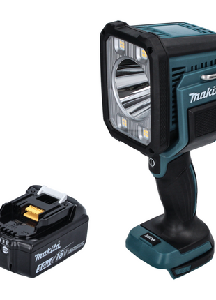 Makita DML 812 F1 lampe de poche projecteur à main LED sur batterie 18 V 1250 lm + 1x batterie 3,0 Ah - sans chargeur