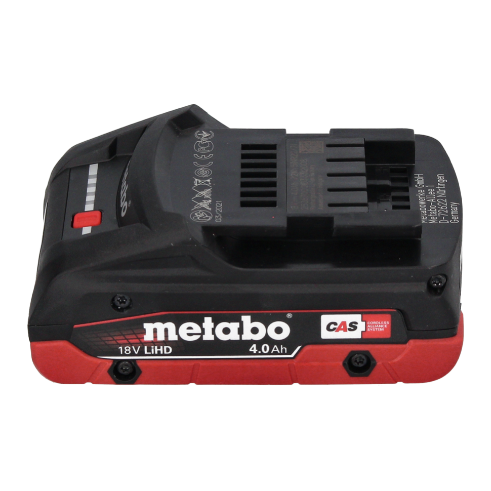 Perceuse à percussion sans fil Metabo SB 18 LTX BL I 18 V 130 Nm sans balais + 1x batterie 4,0 Ah + métaBOX - sans chargeur