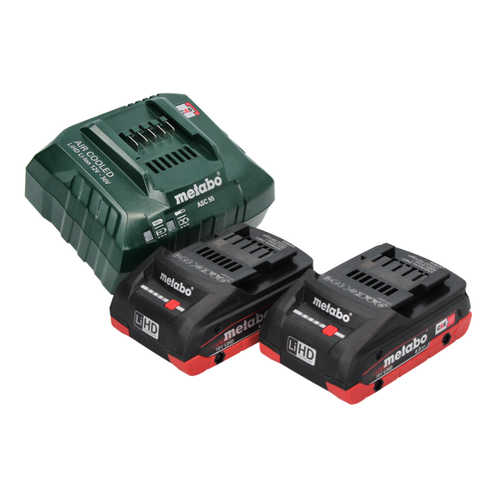 Metabo SB 18 LTX BL I Akku Schlagbohrschrauber 18 V 130 Nm Brushless + 2x Akku 4,0 Ah + Ladegerät + metaBOX