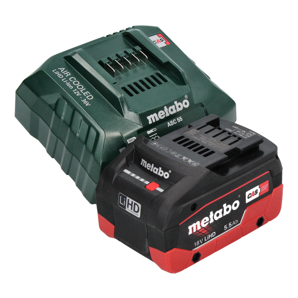 Metabo SB 18 LTX BL I Akku Schlagbohrschrauber 18 V 130 Nm Brushless + 1x Akku 5,5 Ah + Ladegerät + metaBOX