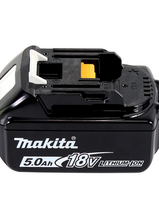 Makita DML 812 T1 lampe de poche projecteur à main LED sur batterie 18 V 1250 lm + 1x batterie 5,0 Ah - sans chargeur