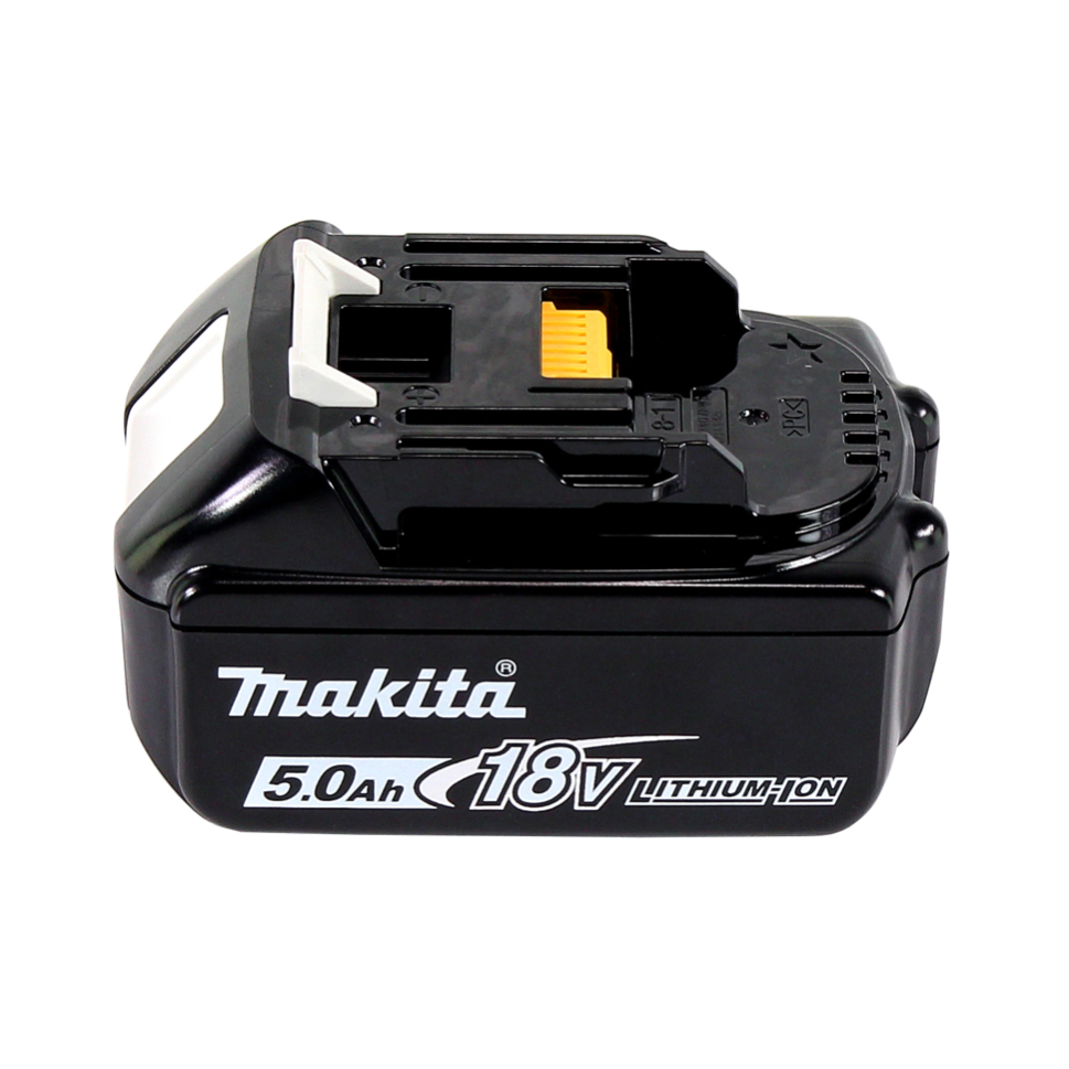 Makita DML 812 T1 lampe de poche projecteur à main LED sur batterie 18 V 1250 lm + 1x batterie 5,0 Ah - sans chargeur