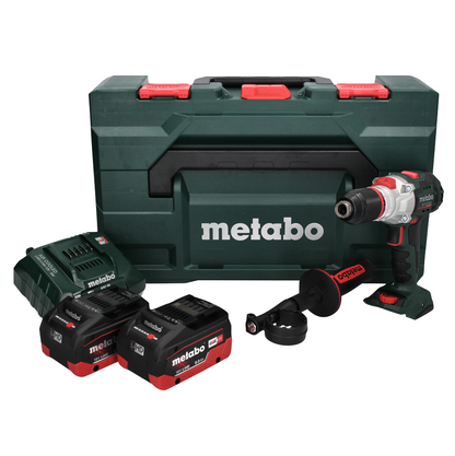 Perceuse à percussion sans fil Metabo SB 18 LTX BL I 18 V 130 Nm sans balais + 2 batteries 8,0 Ah + chargeur + métaBOX