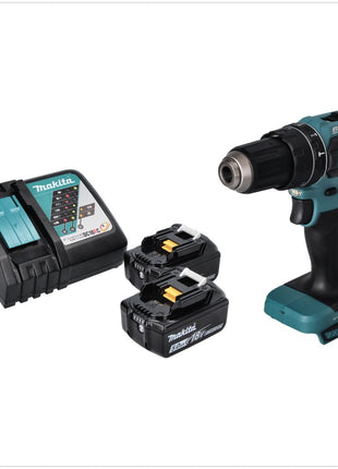 Makita DHP 485 RT perceuse à percussion sans fil 18 V 50 Nm sans balais + 2 batteries 5,0 Ah + chargeur