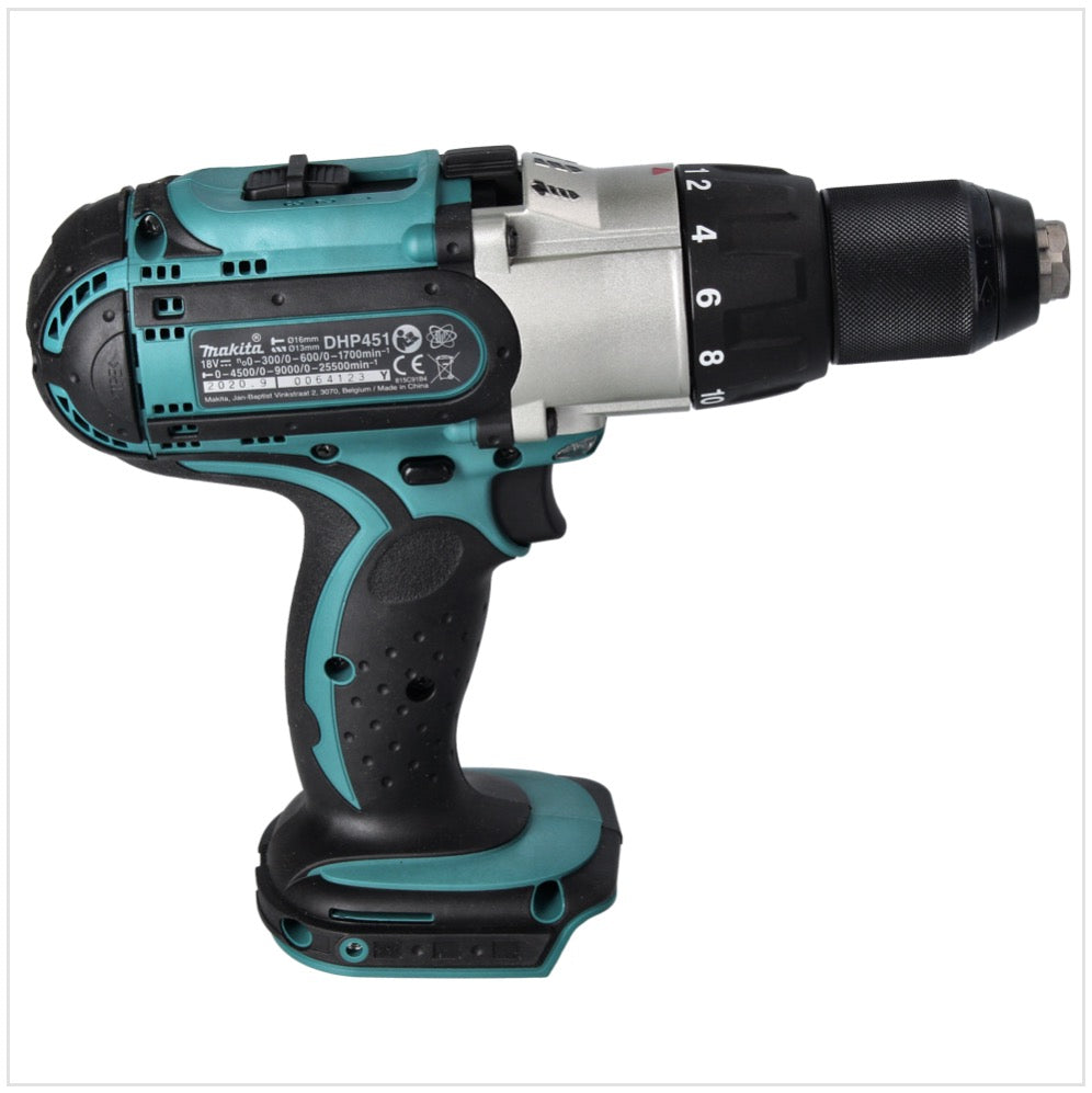 Makita DHP 451 RT perceuse à percussion sans fil 18 V 80 Nm + 2x batteries 5,0 Ah + chargeur