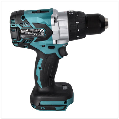 Makita DHP 481 RF Akku Schlagbohrschrauber 18 V 115 Nm Brushless + 2x Akku 3,0 Ah + Ladegerät - Toolbrothers