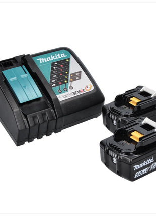 Makita DHP 484 RT perceuse à percussion sans fil 18 V 54 Nm sans balai + 2x batteries 5,0 Ah + chargeur