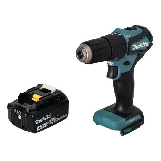 Makita DHP 483 M1 perceuse à percussion sans fil 18 V 40 Nm sans balai + 1x batterie 4,0 Ah - sans chargeur