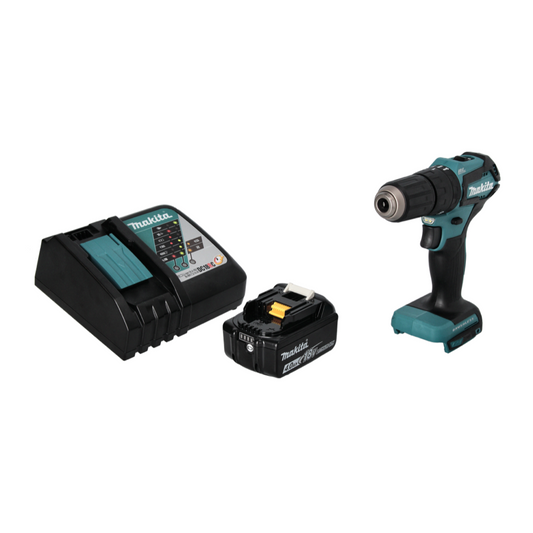 Makita DHP 483 RM1 perceuse à percussion sans fil 18 V 40 Nm sans balais + 1 batterie 4,0 Ah + chargeur