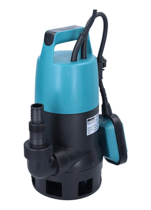 Makita PF 0410 bomba sumergible eléctrica agua limpia/sucia 400 vatios 8.400 l/h 5 m de profundidad