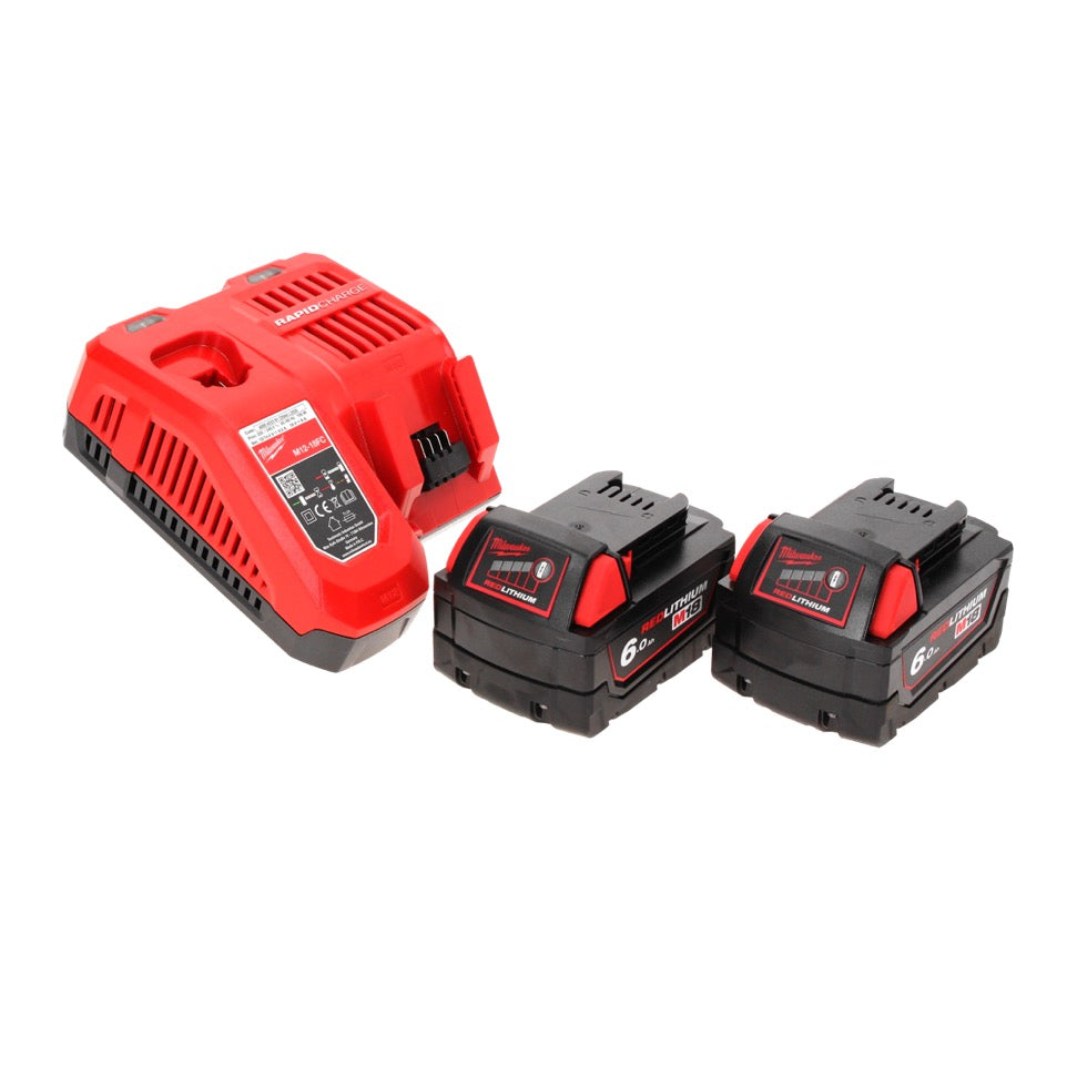 Clé à chocs sans fil Milwaukee M18 FID2-602FC TX 18 V 1/4" 226 Nm + 2x batteries 6,0 Ah + chargeur + coffret TX