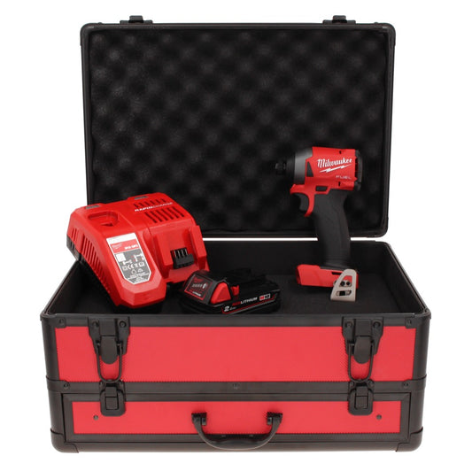 Clé à chocs sans fil Milwaukee M18 FID2-201FC TX 18 V 1/4" 226 Nm + 1x batterie 2,0 Ah + chargeur + coffret TX