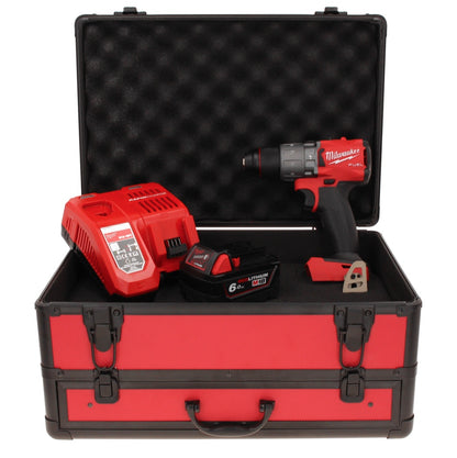 Milwaukee M18 FPD2-601FC TX Akku Schlagbohrschrauber 18 V 135 Nm Brushless + 1x Akku 6,0 Ah + Ladegerät + TX Koffer