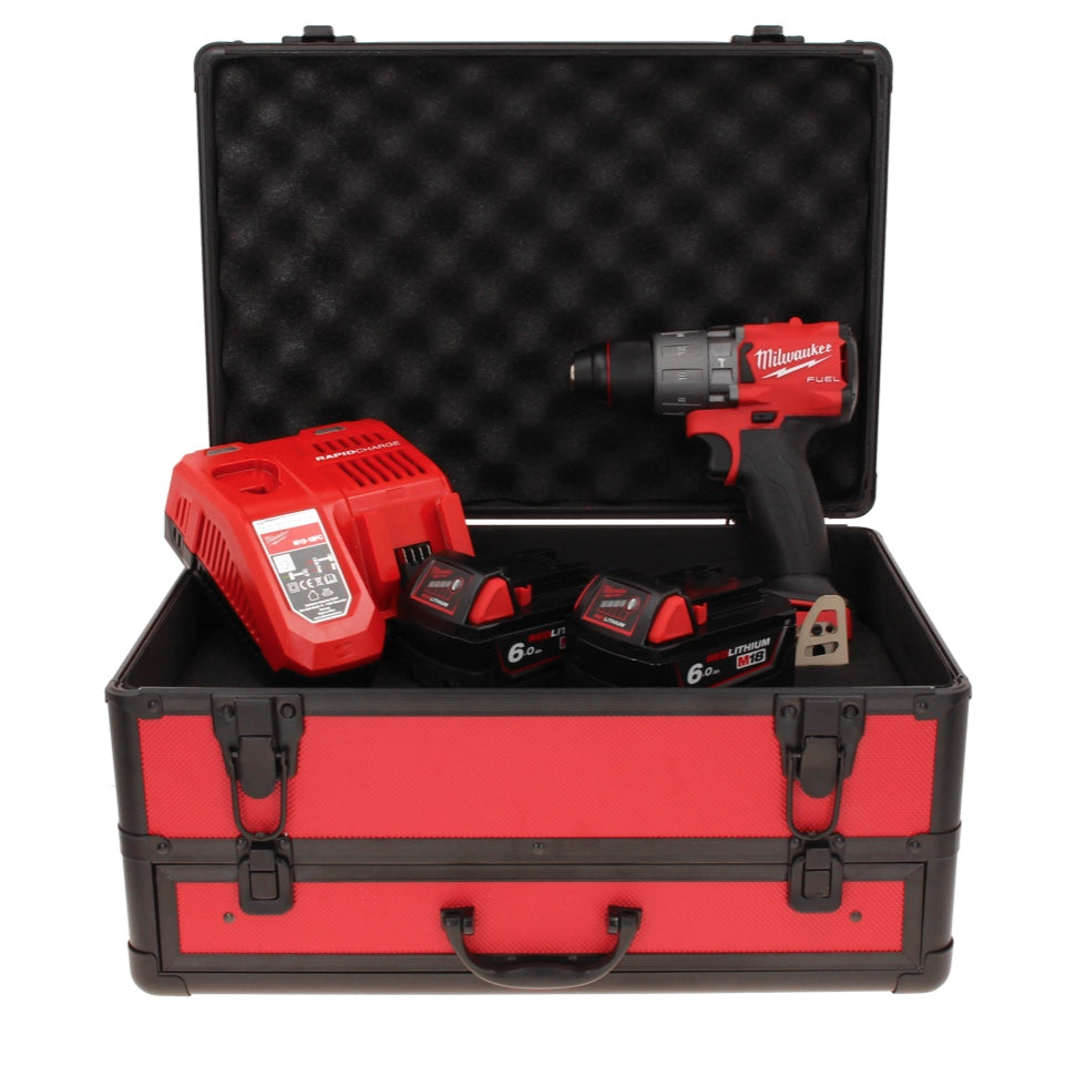 Milwaukee M18 FPD2-602FC TX Akku Schlagbohrschrauber 18 V 135 Nm Brushless + 2x Akku 6,0 Ah + Ladegerät + TX Koffer