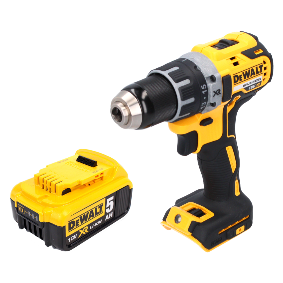 Perceuse-visseuse sans fil DeWalt DCD 791 N 18 V 70 Nm sans balais + 1x batterie 5,0 Ah - sans chargeur