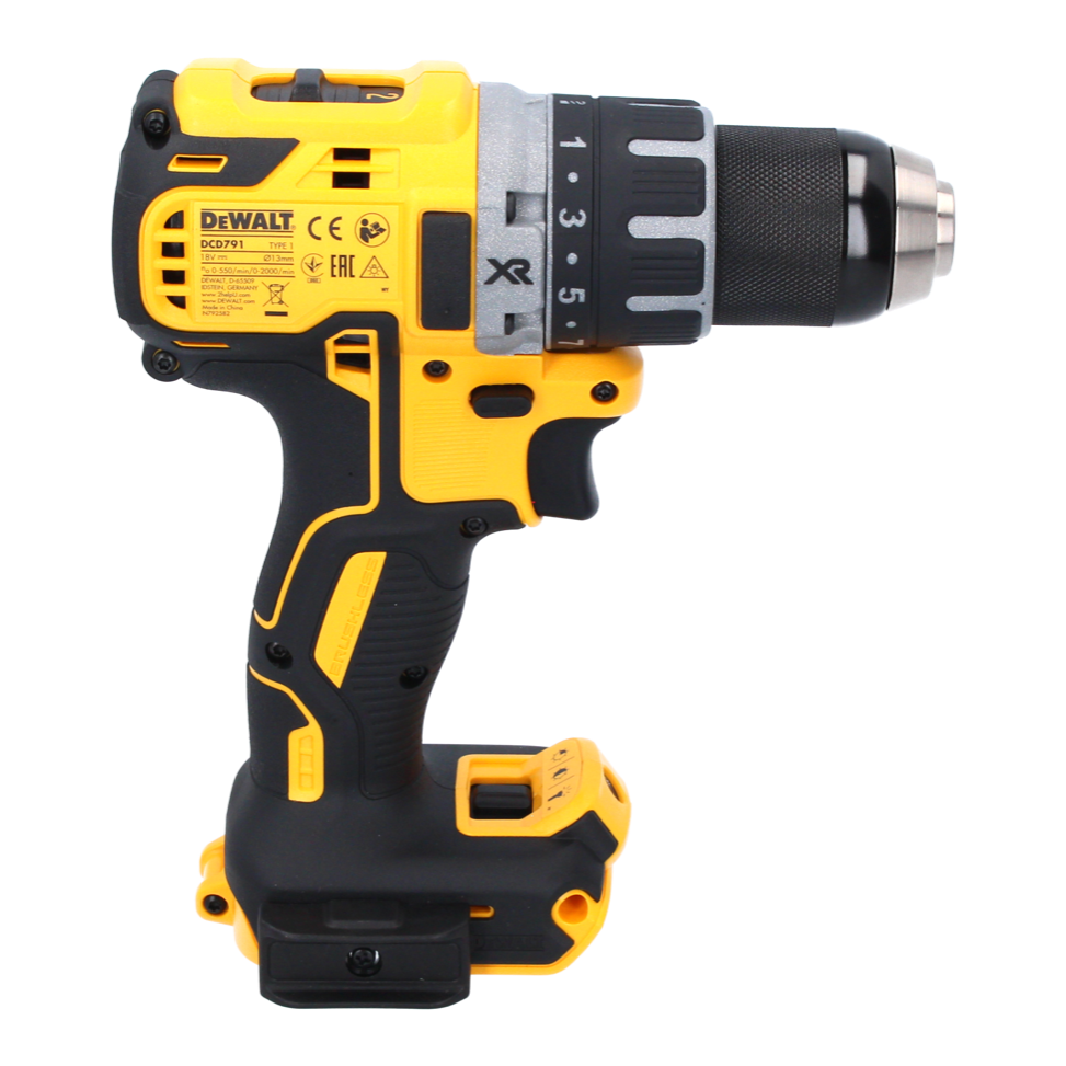 Perceuse-visseuse sans fil DeWalt DCD 791 N 18 V 70 Nm sans balais + 1x batterie 5,0 Ah - sans chargeur