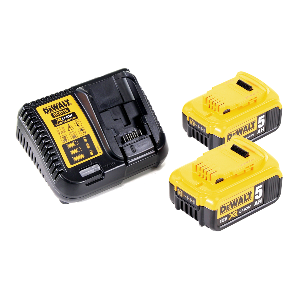 Perceuse-visseuse sans fil DeWalt DCD 791 P2 18 V 70 Nm sans balais + 2 batteries 5,0 Ah + chargeur