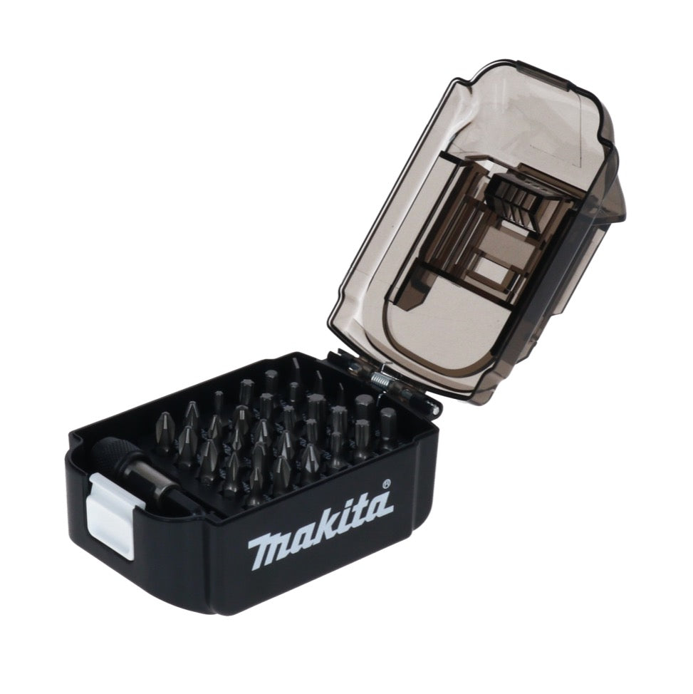 Jeu d'embouts de batterie Makita 31 pièces au format batterie (E-00016) fendu / Phillips / Pozidriv / Torx / Allen