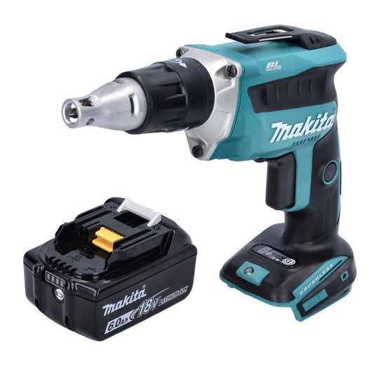 Makita DFS 452 G1 Akku Schnellbauschrauber 18 V Brushless + 1x Akku 6,0 Ah - ohne Ladegerät - Toolbrothers