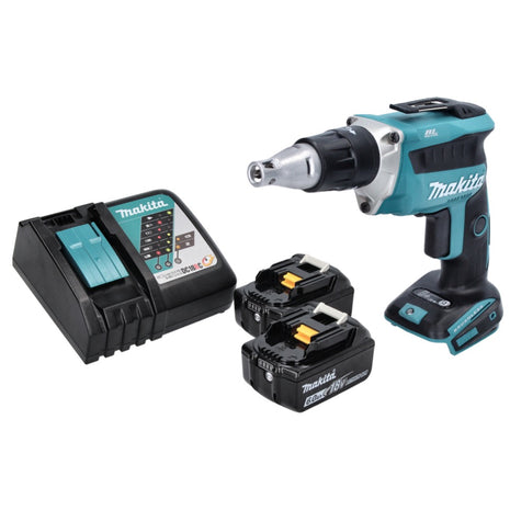 Makita DFS 452 RG Akku Schnellbauschrauber 18 V Brushless + 2x Akku 6,0 Ah + Ladegerät - Toolbrothers