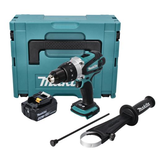 Makita DHP 458 M1J perceuse à percussion sans fil 18 V 91 Nm + 1x batterie 4,0 Ah + Makpac - sans chargeur