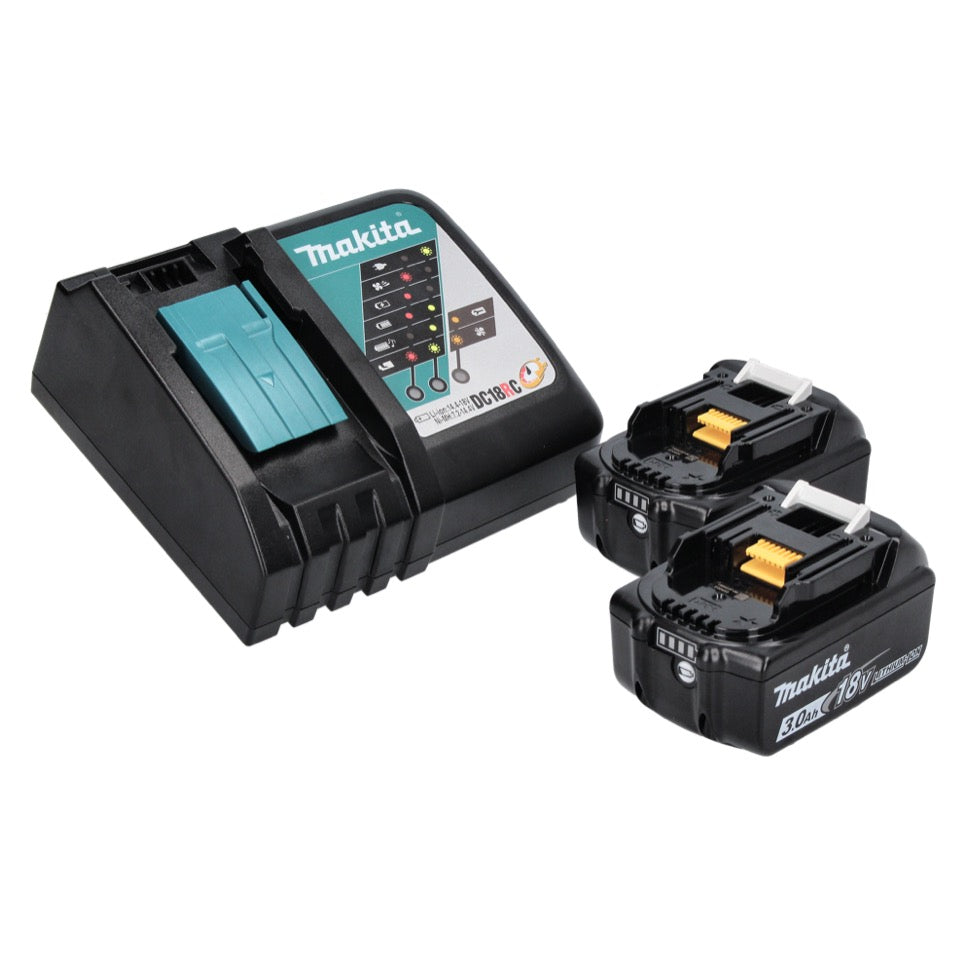 Makita DHR 202 RF marteau perforateur à batterie 18 V 2,0 J SDS Plus + 2x batteries 3,0 Ah + chargeur