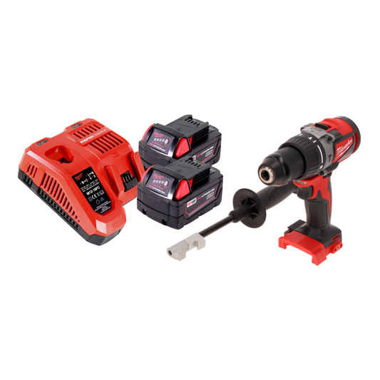 Perceuse à percussion sans fil Milwaukee M18 BLPD2-302 FC 18 V 82 Nm sans balais + 2 batteries 3,0 Ah + chargeur