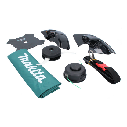 Makita DUR 368 ARM débroussailleuse à batterie 36 V (2 x 18 V) sans balais à deux poignées + 2x batterie 4,0 Ah + chargeur