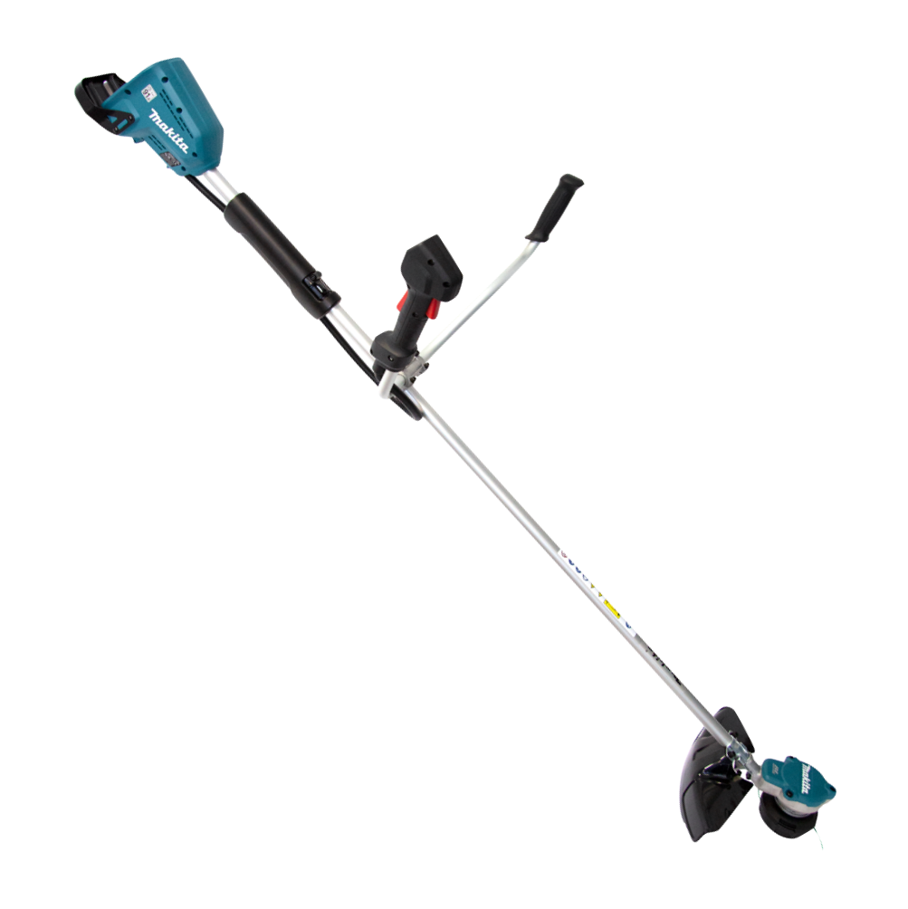 Makita DUR 368 AG Akku Freischneider 36 V ( 2 x 18 V ) Zweihandgriff Brushless + 2x Akku 6,0 Ah - ohne Ladegerät