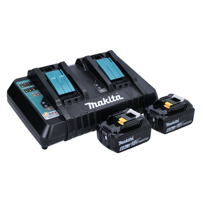 Makita DUR 368 APG Akku Freischneider 36 V ( 2 x 18 V ) Zweihandgriff Brushless + 2x Akku 6,0 Ah + Ladegerät