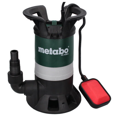 Pompe submersible électrique pour eaux usées Metabo PS 7500 S 450 W 7 500 l/h 5 m de profondeur (0250750000)