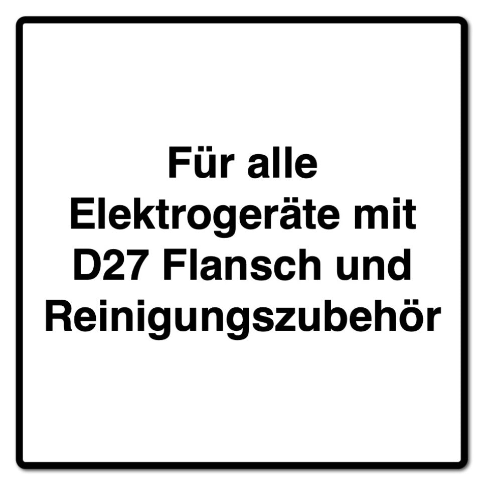 Festool D 27 DM-AS/CT Anschlussmuffe 27 mm Antistatik ( 202346 ) für alle Elektrowerkzeuge mit D27 Flansch und Reinigungszubehör - Toolbrothers