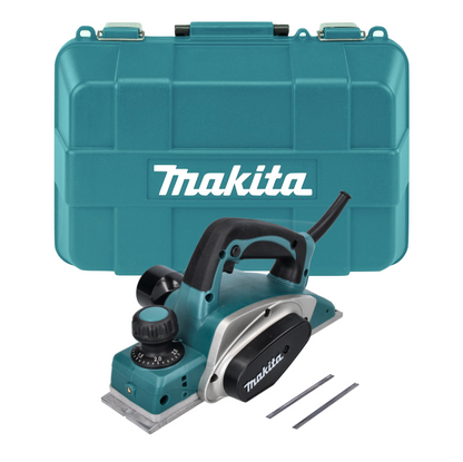 Raboteuse / raboteuse électrique pliante Makita KP 0800 K 620 W 82 mm + couteau réversible + mallette