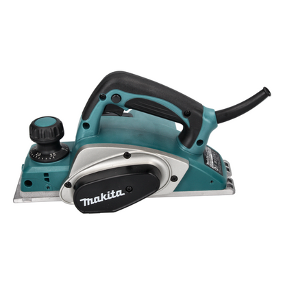 Makita KP 0800 K Falzhobel / Elektrohobel 620 W 82 mm + Wendemesser + Koffer