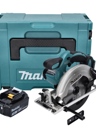 Makita DSS 611 F1J scie circulaire sans fil 18 V 165 mm + 1x batterie 3,0 Ah + Makpac - sans chargeur