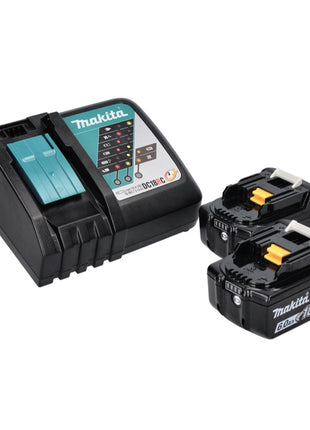 Makita DSS 611 RGJ scie circulaire sur batterie 18 V 165 mm + 2x batteries 6,0 Ah + chargeur + Makpac