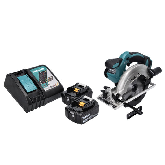 Makita DSS 611 RF Akku Handkreissäge 18 V 165 mm + 2x Akku 3,0 Ah + Ladegerät