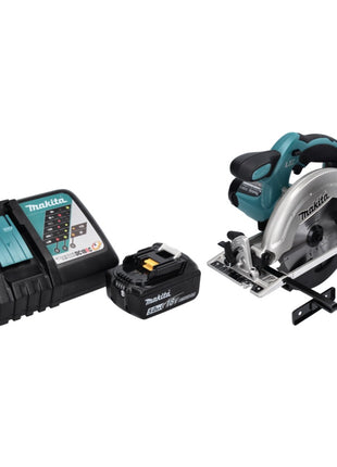 Sierra circular de batería Makita DSS 611 RT1 18 V 165 mm + 1x batería 5,0 Ah + cargador