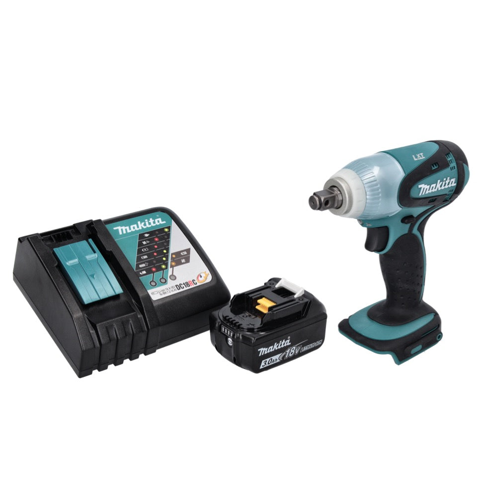 Makita DTW 251 RF1 clé à chocs sans fil 18 V 230 Nm 1/2" + 1x batterie 3,0 Ah + chargeur