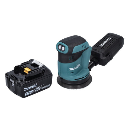 Makita DBO 180 T1 Akku Exzenterschleifer 18 V 125 mm + 1x Akku 5,0 Ah - ohne Ladegerät - Toolbrothers