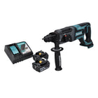 Makita DHR 241 RT marteau perforateur sans fil 18 V 2,0 J SDS plus + 2x batteries 5,0 Ah + chargeur