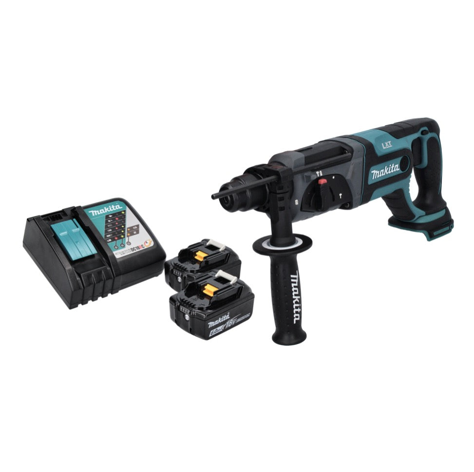 Makita DHR 241 RG marteau perforateur sans fil 18 V 2,0 J SDS plus + 2x batteries 6,0 Ah + chargeur