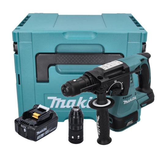 Makita DHR 243 F1J marteau perforateur sans fil 18 V 2,0 J SDS plus sans balais + 1x batterie 3,0 Ah + Makpac - sans chargeur