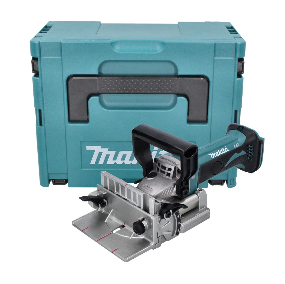 Makita DPJ 180 ZJ Akku Nutfräse 18 V 100 mm + Makpac - ohne Akku, ohne Ladegerät - Toolbrothers