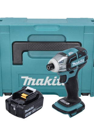 Makita DTS 141 F1J Akku Impulsschrauber 18 V 40 Nm 1/4" Brushless + 1x Akku 3,0 Ah + Makpac - ohne Ladegerät