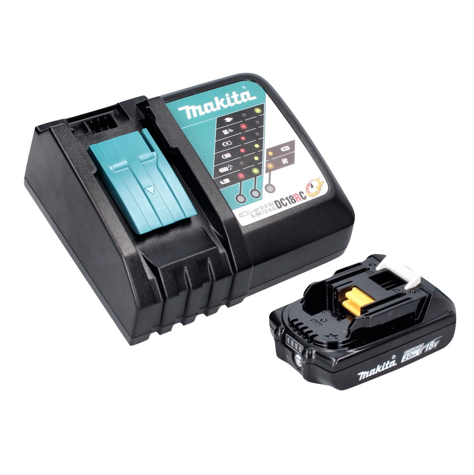 Makita DDF 487 RA1 perceuse-visseuse sans fil 18 V 40 Nm sans balais + 1x batterie 2,0 Ah + chargeur