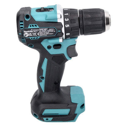 Makita DDF 487 RA Akku Bohrschrauber 18 V 40 Nm Brushless + 2x Akku 2,0 Ah + Ladegerät