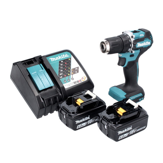 Makita DDF 487 RG Akku Bohrschrauber 18 V 40 Nm Brushless + 2x Akku 6,0 Ah + Ladegerät - Toolbrothers